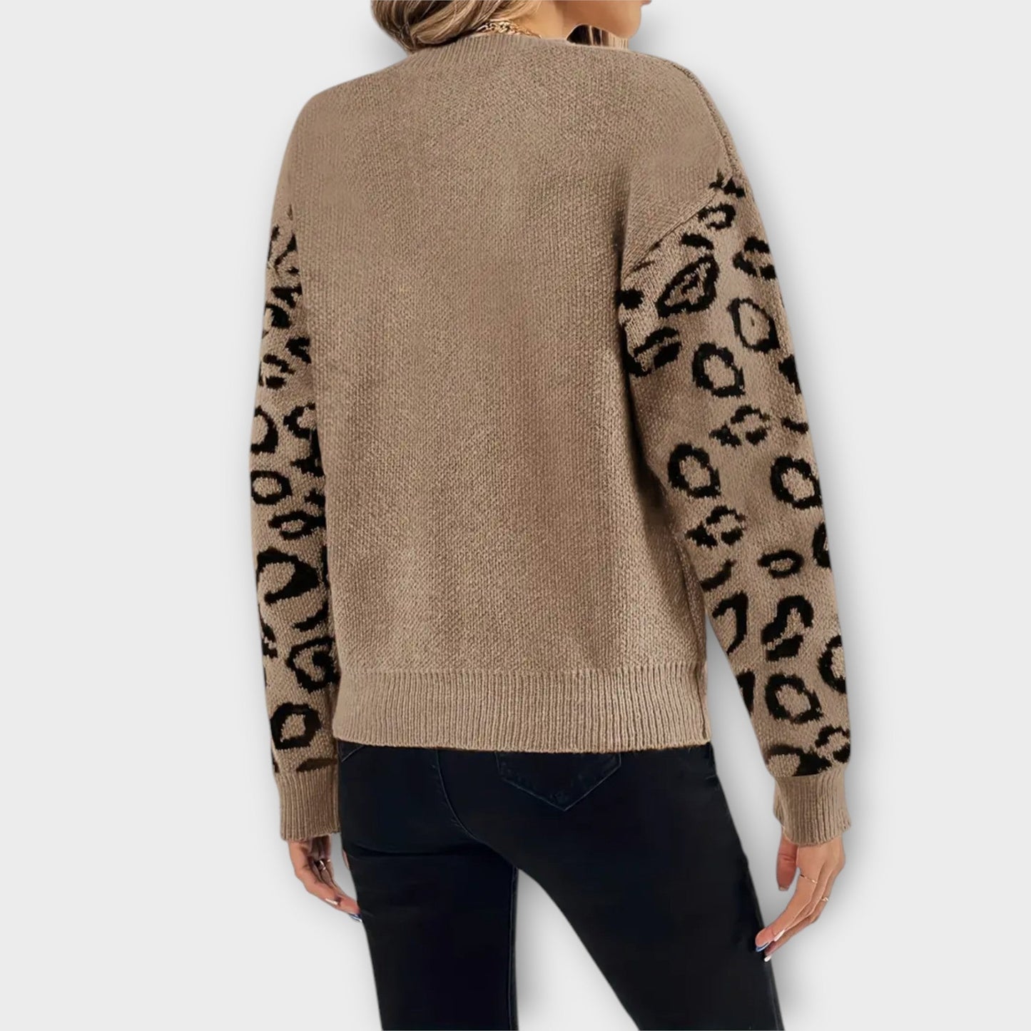 Addison | Casual Sweater with Lion Design