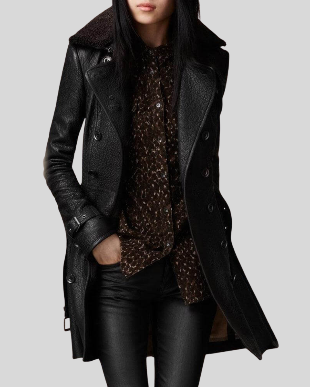 Raven | Women’s Longline Trench Coat