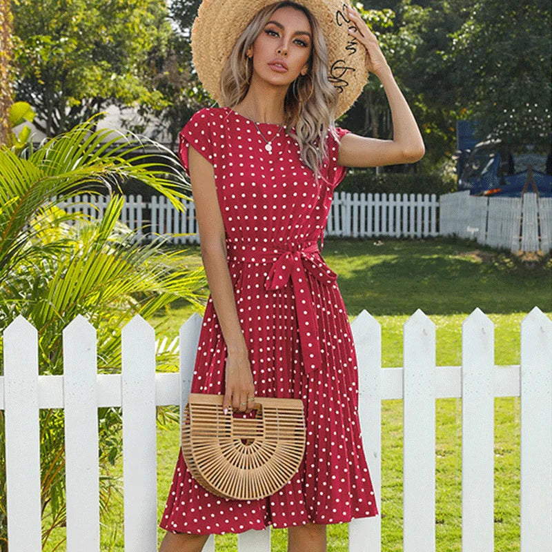Charlotte | Pleated Charm Dress