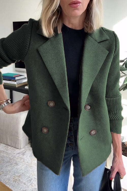 Aria | Women’s Double-Breasted Knit Blazer