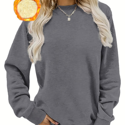 Mila | Winter Pullover Thermal Sweatshirt