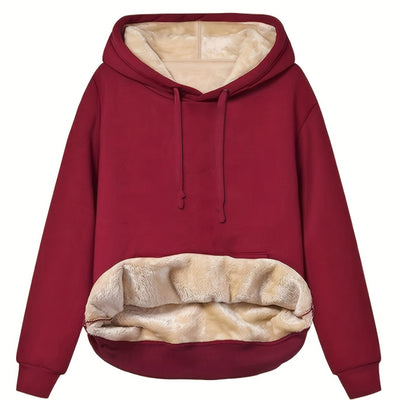 Clara | Winter Pullover Cozy Hoodie with Plush Pocket