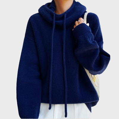 Women's Wool Hoodie | Drawstring