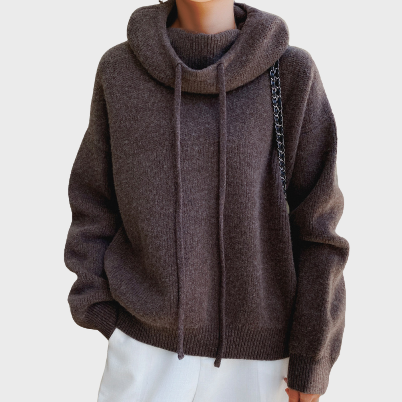 Women's Wool Hoodie | Drawstring