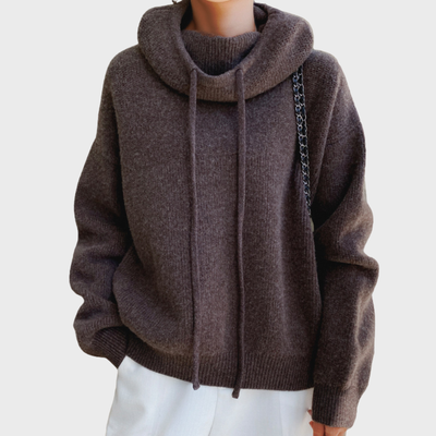 Women's Wool Hoodie | Drawstring