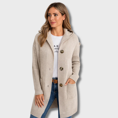 Olga | Elegant Long Knitted Cardigan