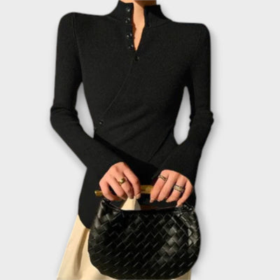 Skylar | Elegant Knitted Cotton Sweater