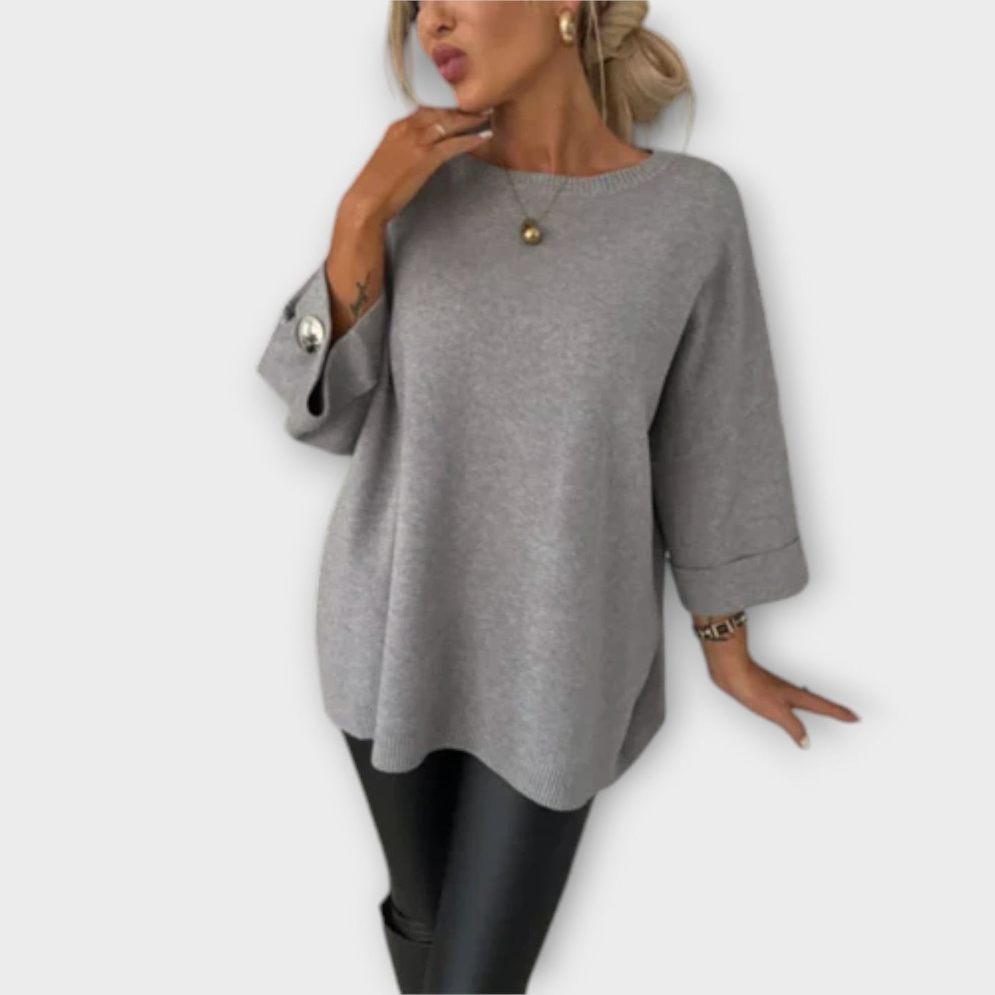 Brianna | Elegant Sweater Blouse