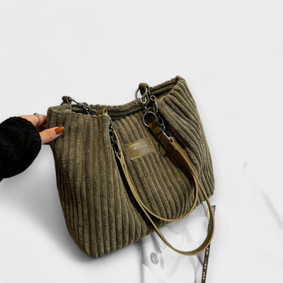 Selene - Soft Cord Shoulder Bag