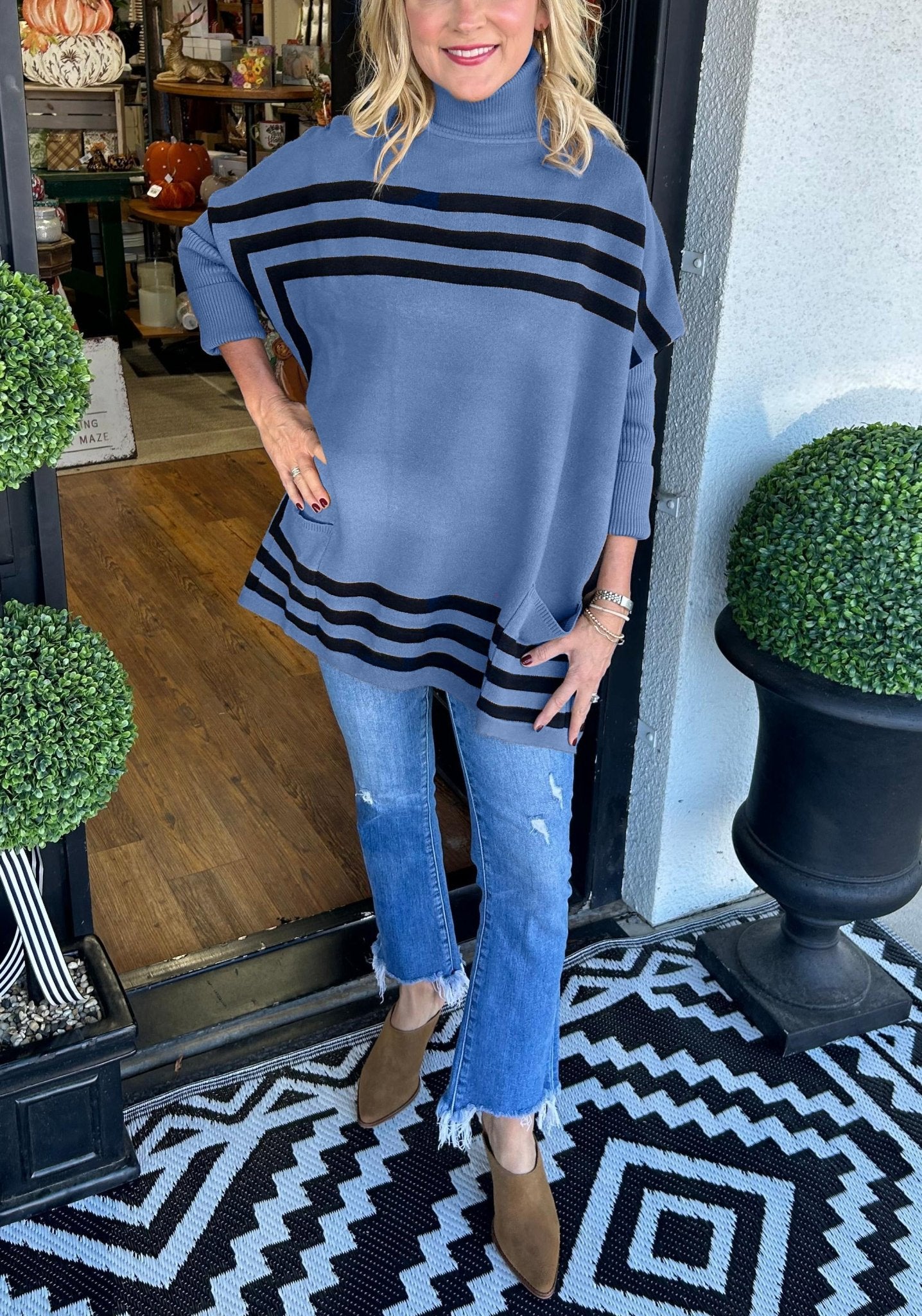 Gretta | Bat Sleeve Sweater
