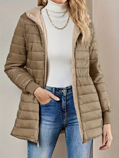 Clara | Warm Winter Hooded Puffer Jacket