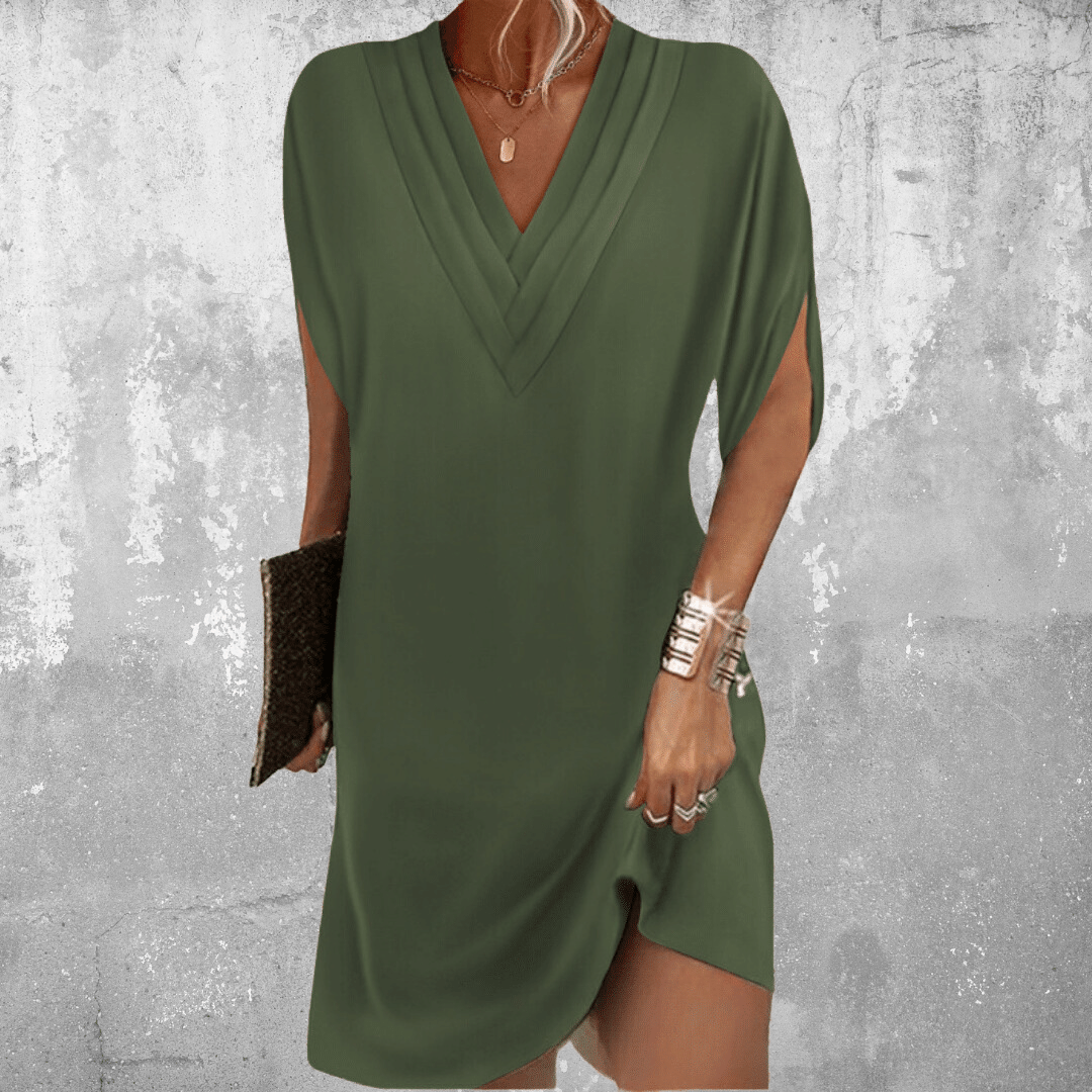 Thalia | Flattering Tummy Hiding Dress
