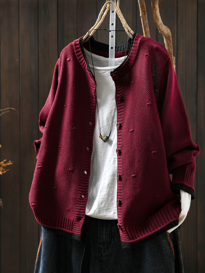 Isolde - Textured Cardigan