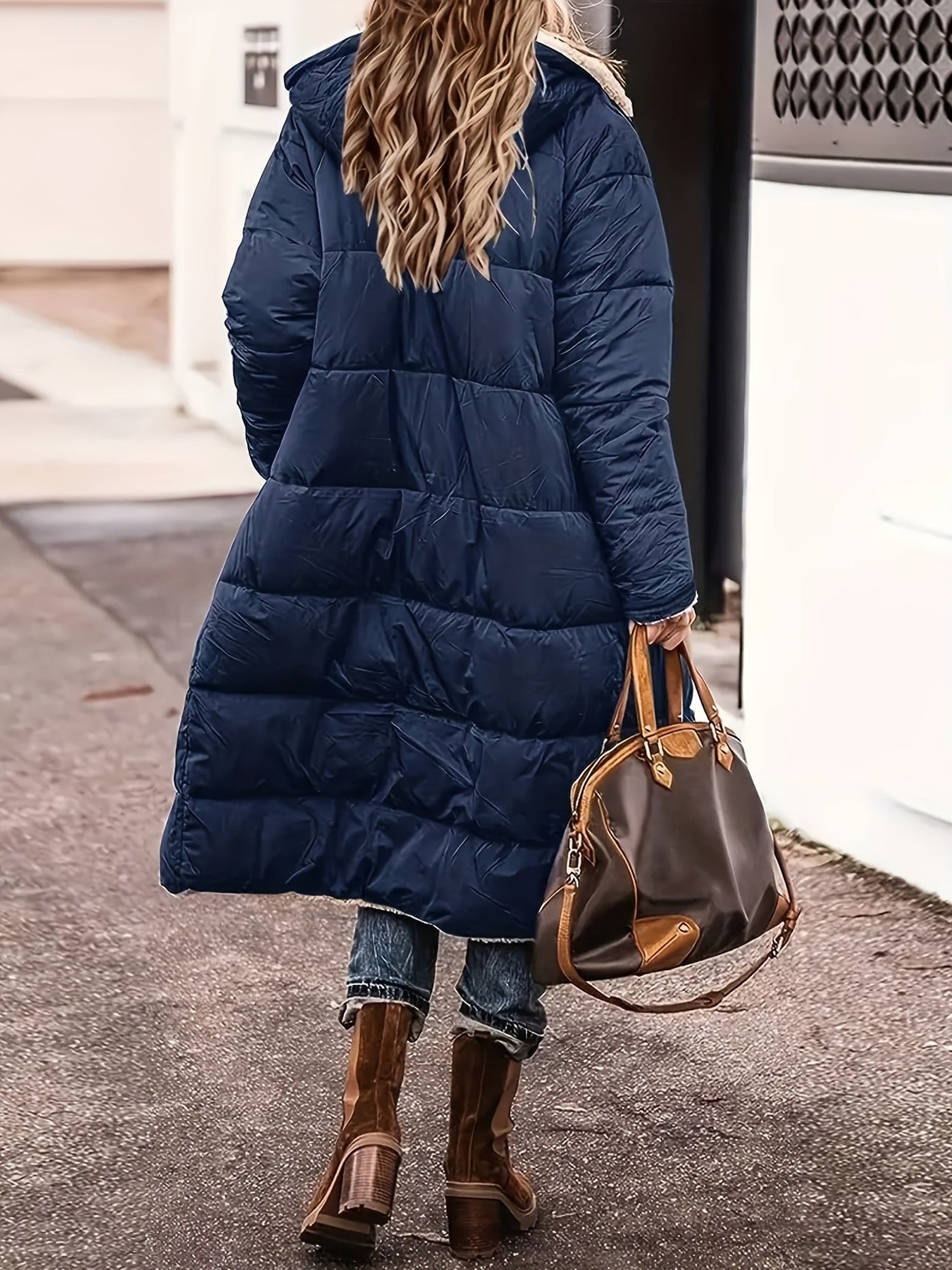 Sophia | Long Puffer Warm Coat Hooded