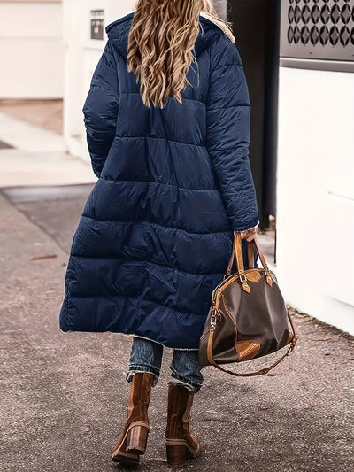 Sophia | Long Puffer Warm Coat Hooded