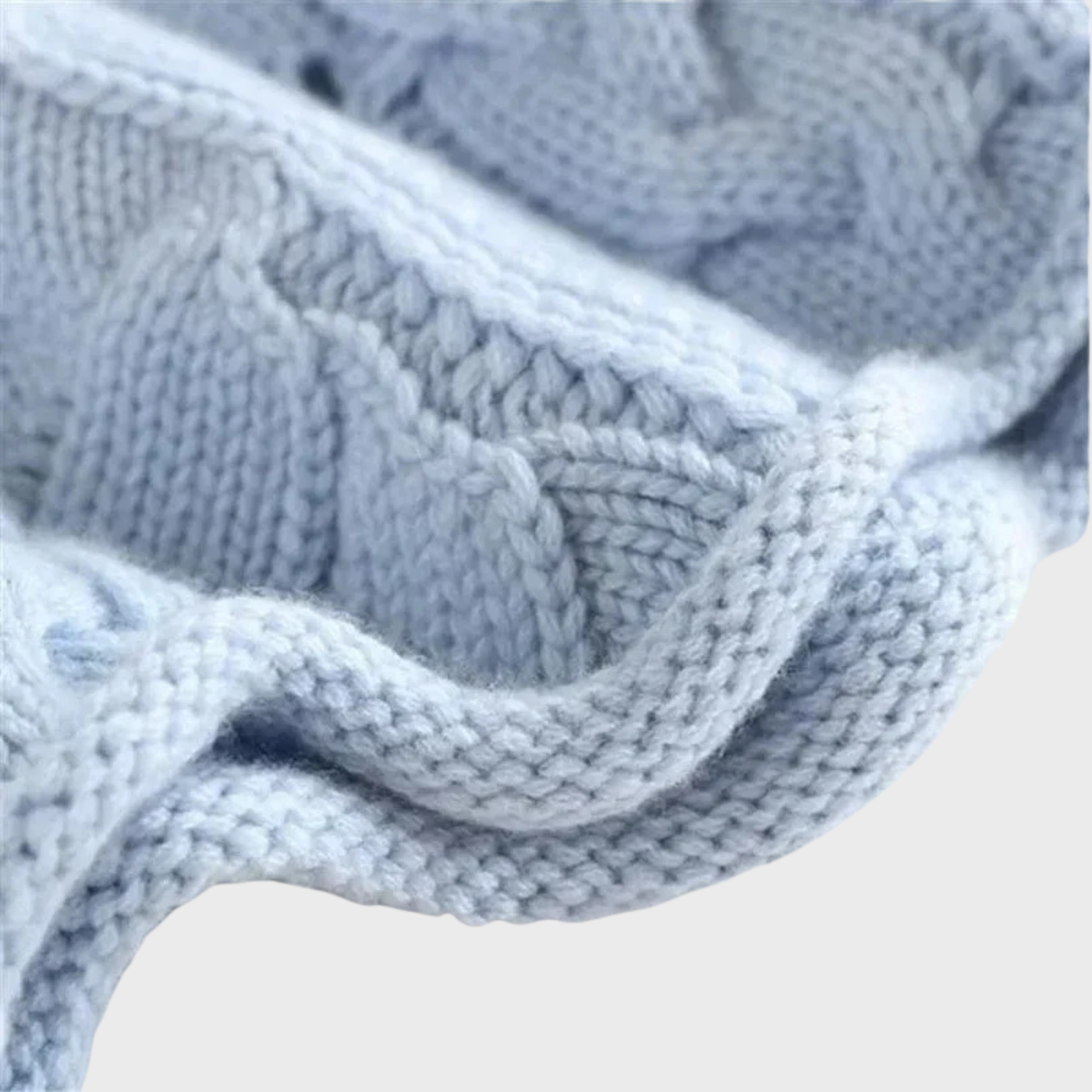 Ksenia | Cashmere Turtleneck with Cable Knit Pattern