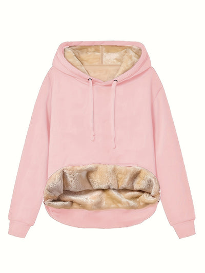 Clara | Winter Pullover Cozy Hoodie with Plush Pocket