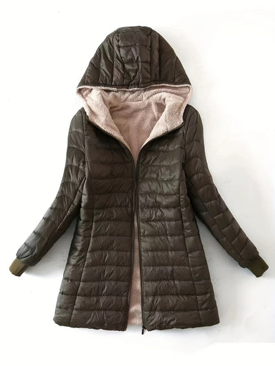 Clara | Warm Winter Hooded Puffer Jacket