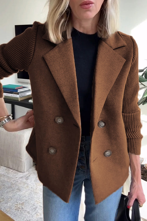Aria | Women’s Double-Breasted Knit Blazer