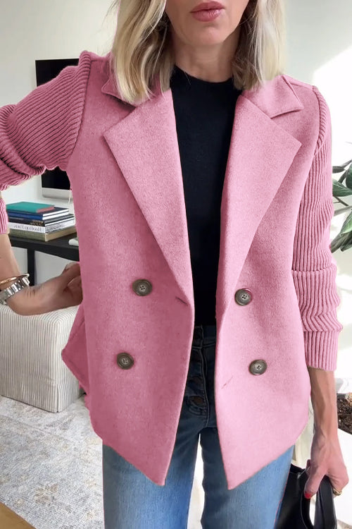 Aria | Women’s Double-Breasted Knit Blazer