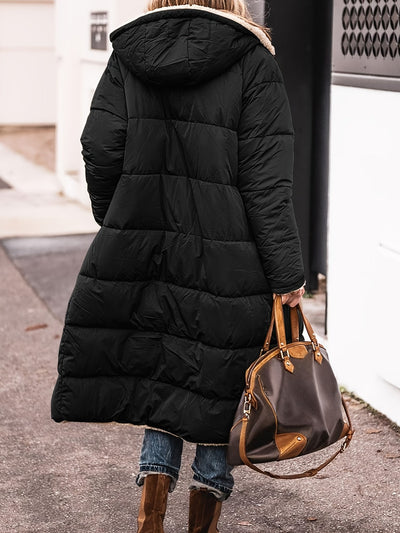 Sophia | Long Puffer Warm Coat Hooded
