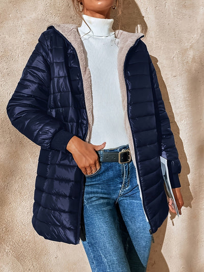 Clara | Warm Winter Hooded Puffer Jacket