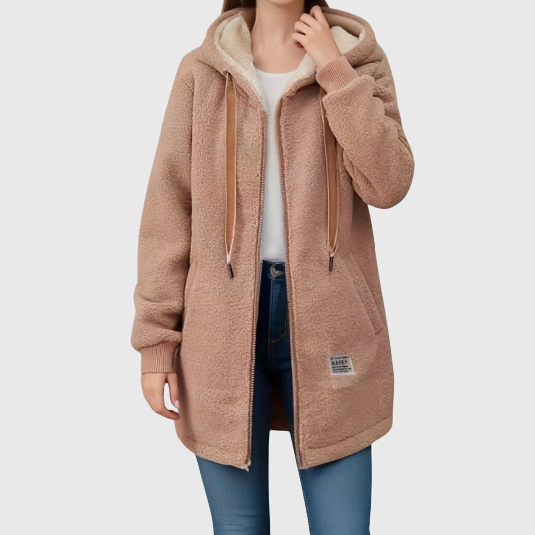 Amelia | Women’s Hooded Teddy Jacket