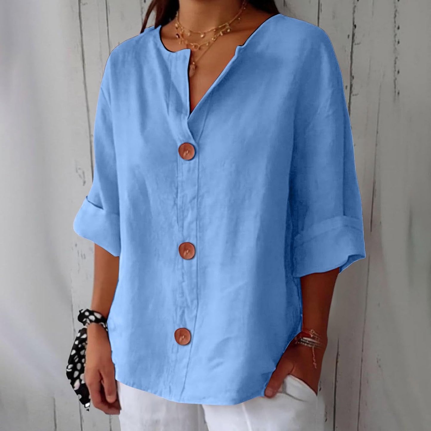Lyca | Breezy Texture Blouse