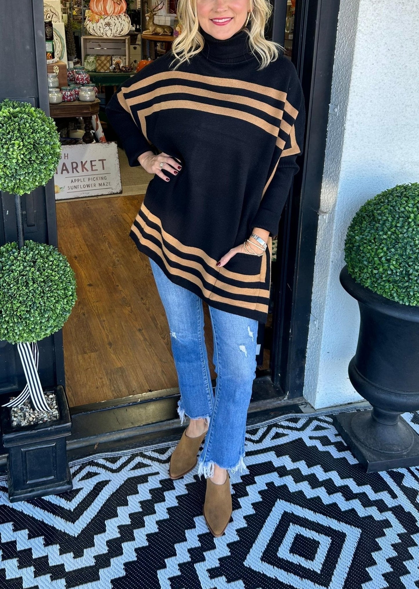 Gretta | Bat Sleeve Sweater