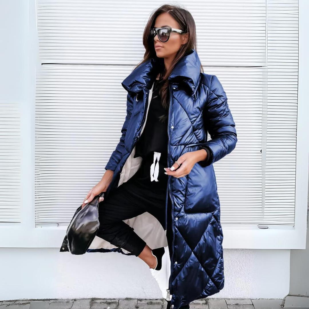 Charlene | Luxe Quilted Long Puffer