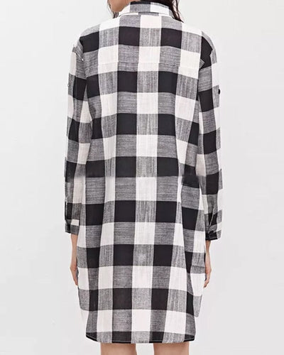 Ingrid | Flowy Plaid Shirt
