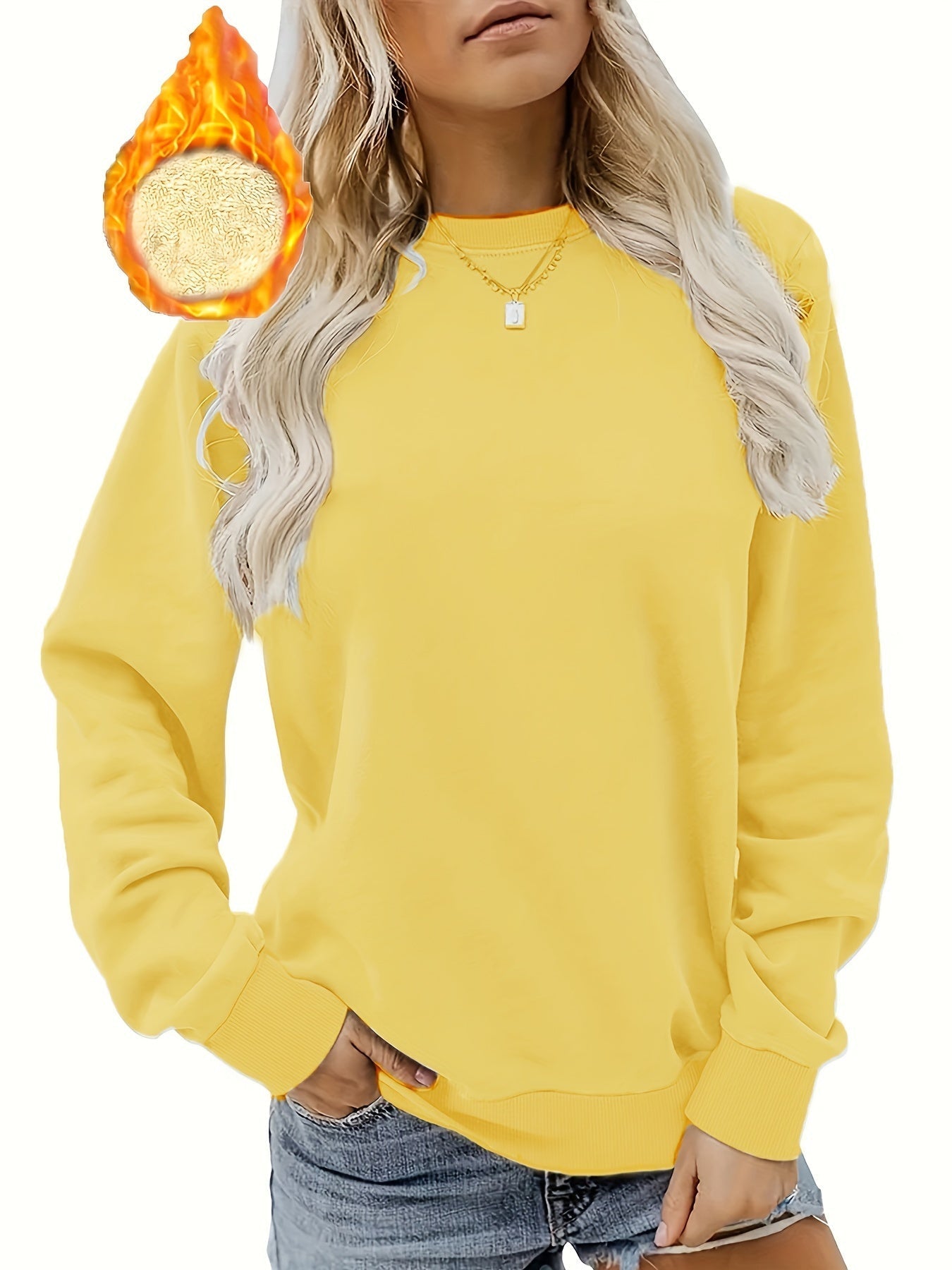 Mila | Winter Pullover Thermal Sweatshirt