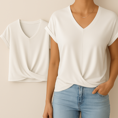 Eva | Casual V-Neck T-Shirt