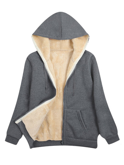 Luna | Warm Zip-Up Jacket with Hood
