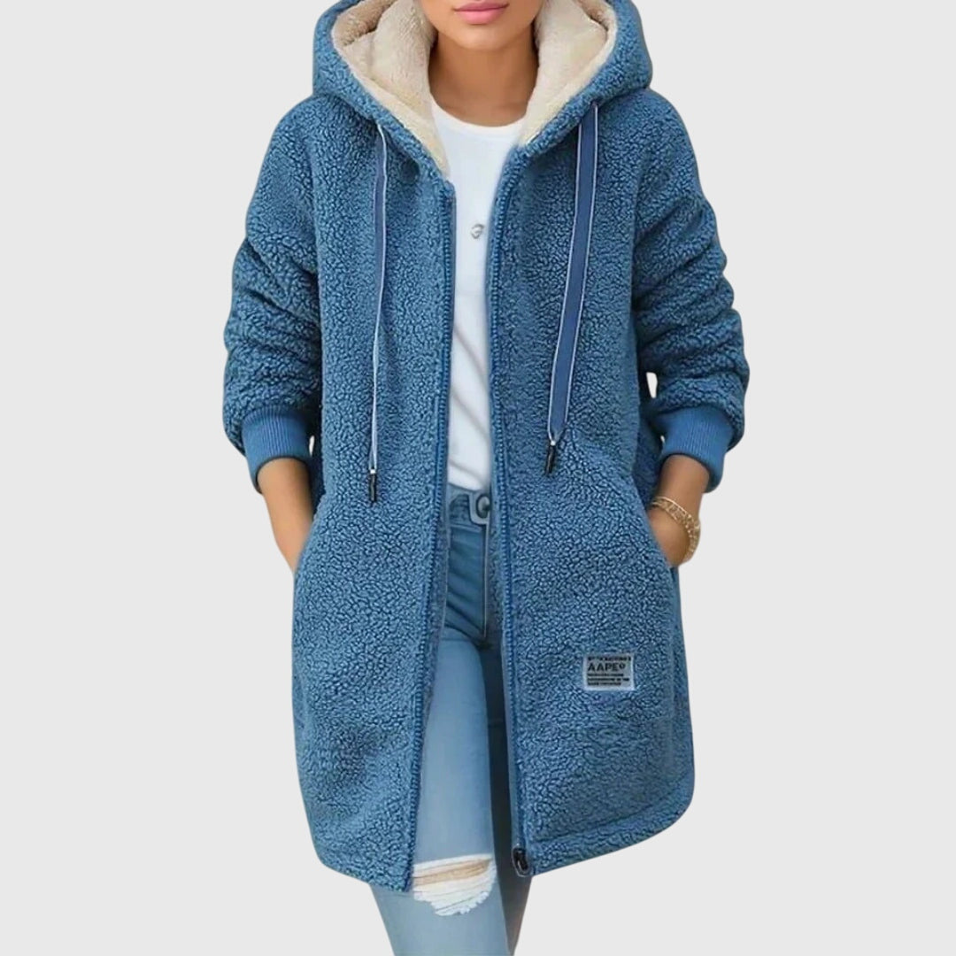 Amelia | Women’s Hooded Teddy Jacket