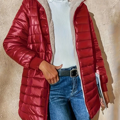 Clara | Warm Winter Hooded Puffer Jacket