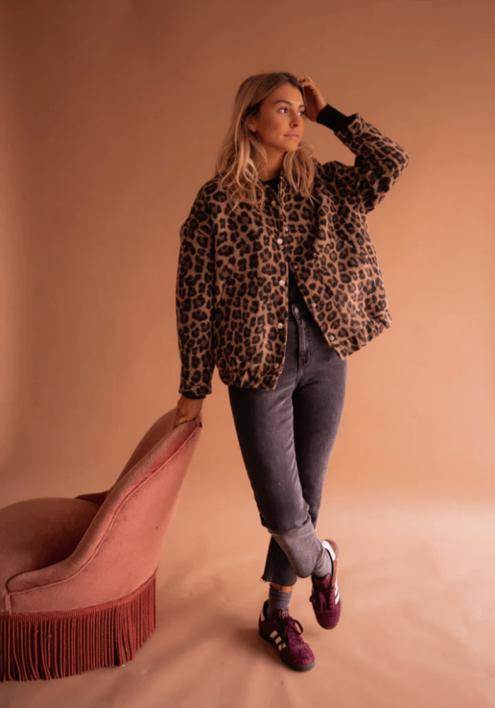 Daena | Luxe Wild Bomber Jacket