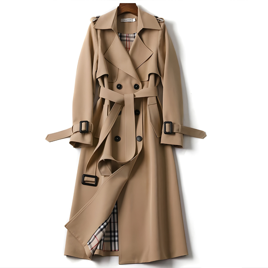 Elara | Women’s Classic Double-Breasted Trench Coat