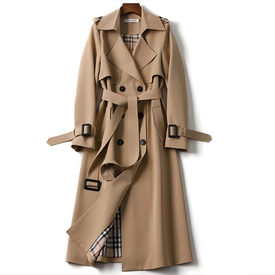 Elara | Women’s Classic Double-Breasted Trench Coat
