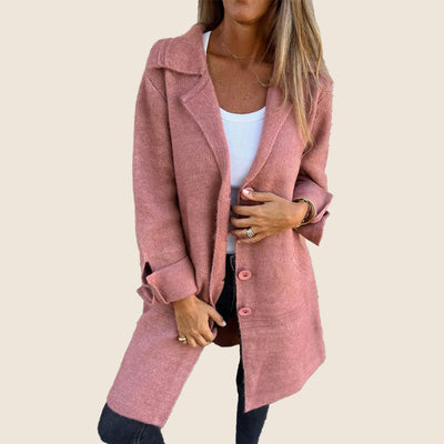 Marcelle | Chic Hooded Coat with Pockets