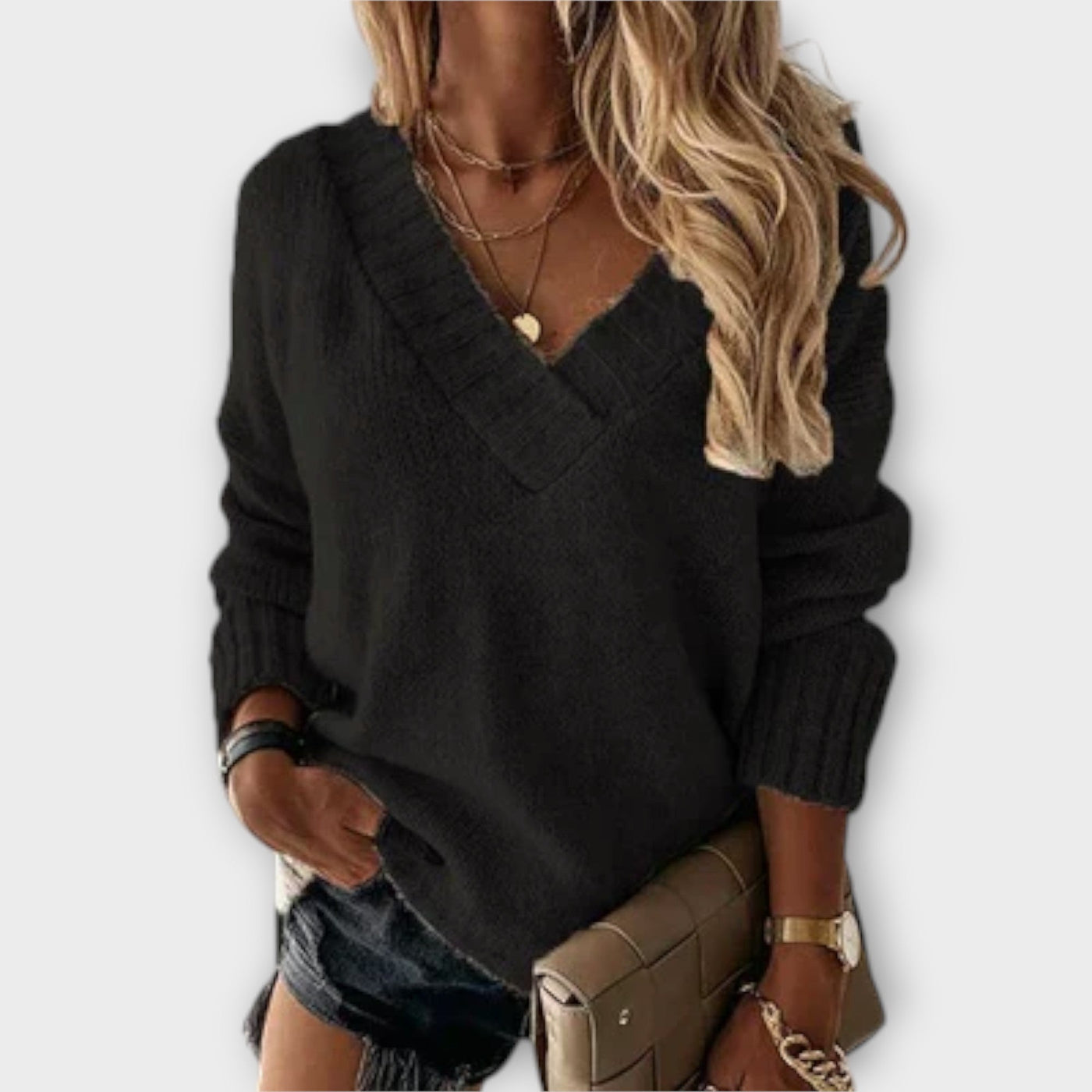 Kayla | Cozy V-Neck Sweater