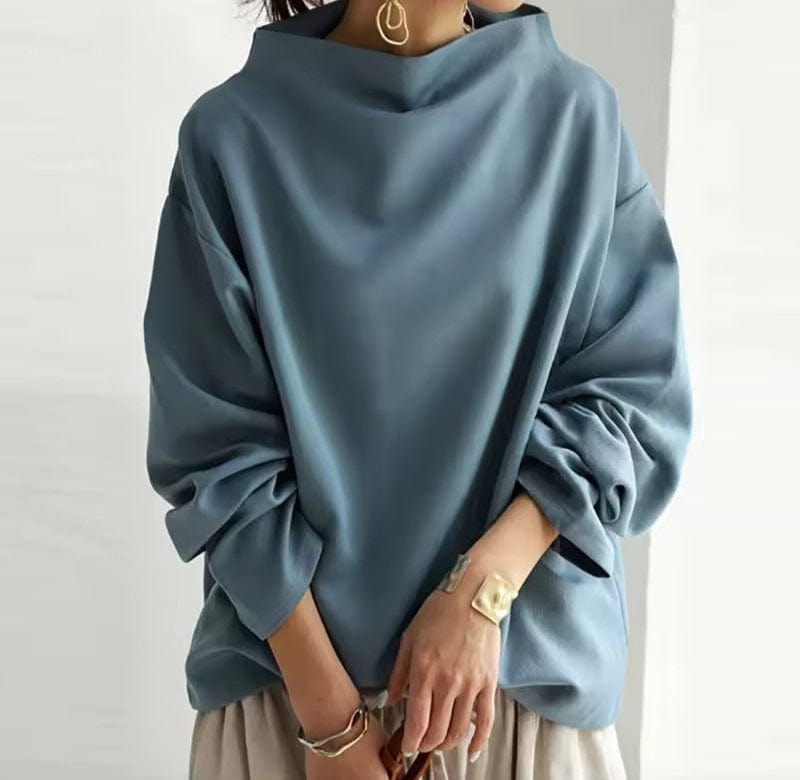 Alana | High-Neck Soft Knit Top