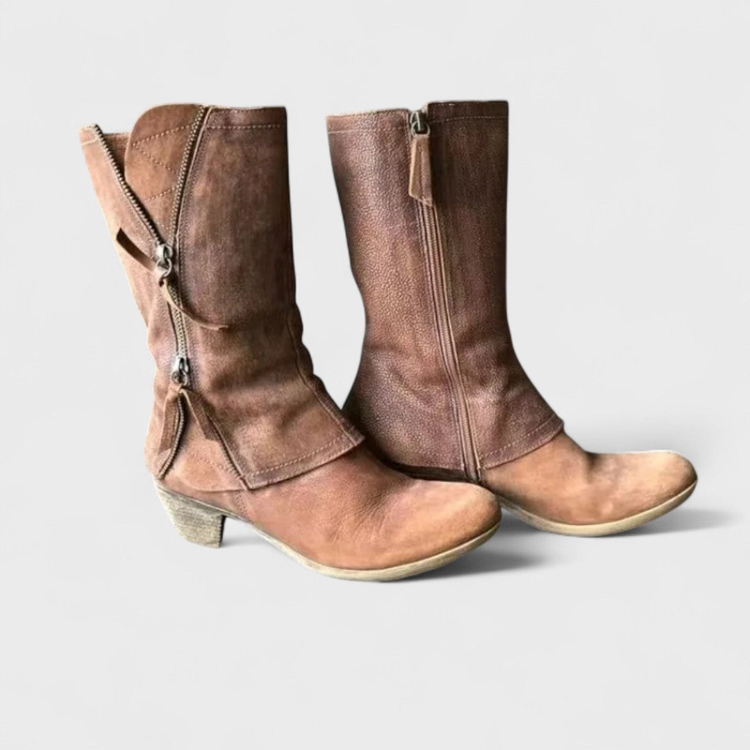 Alma | Vintage Mid-Calf Boots