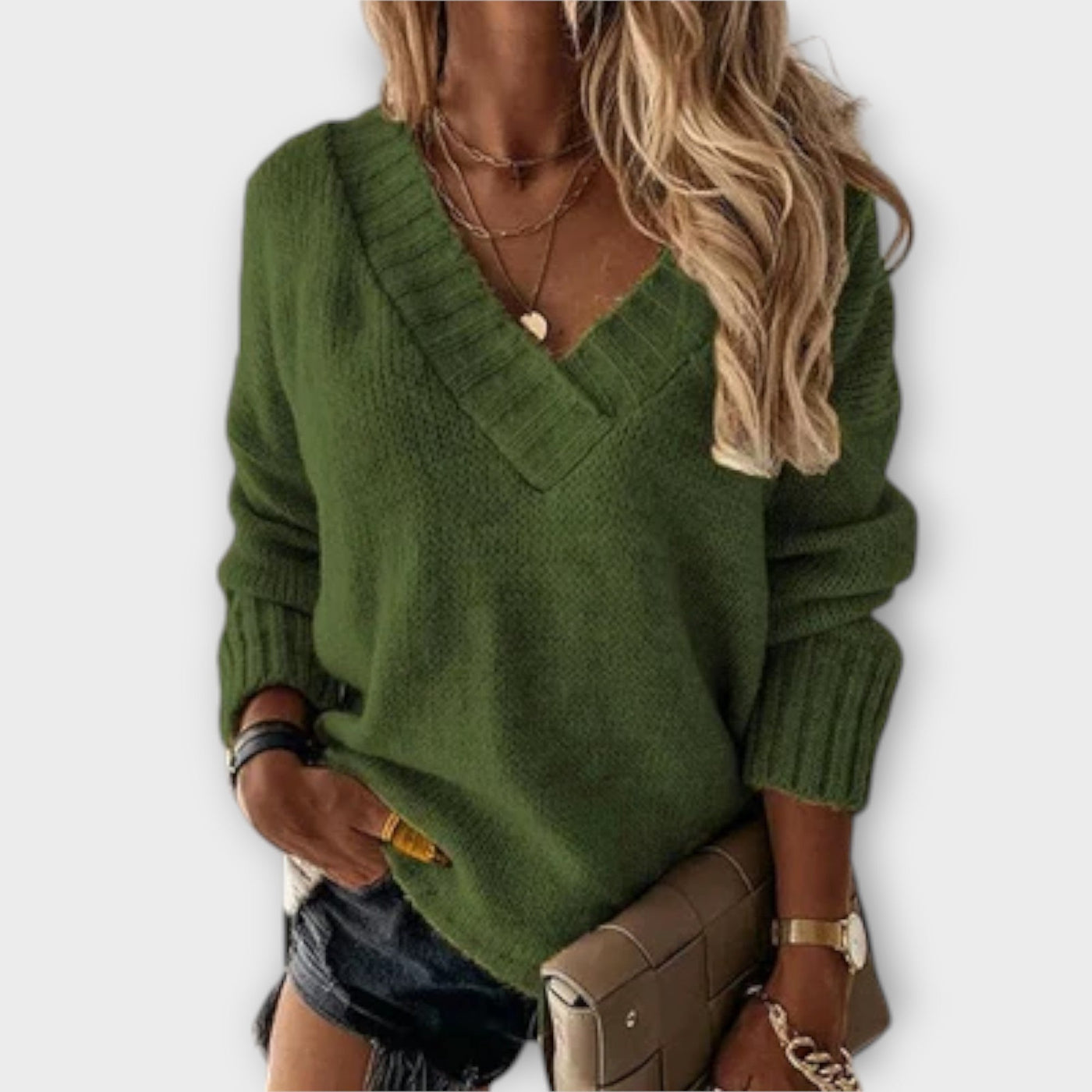 Kayla | Cozy V-Neck Sweater