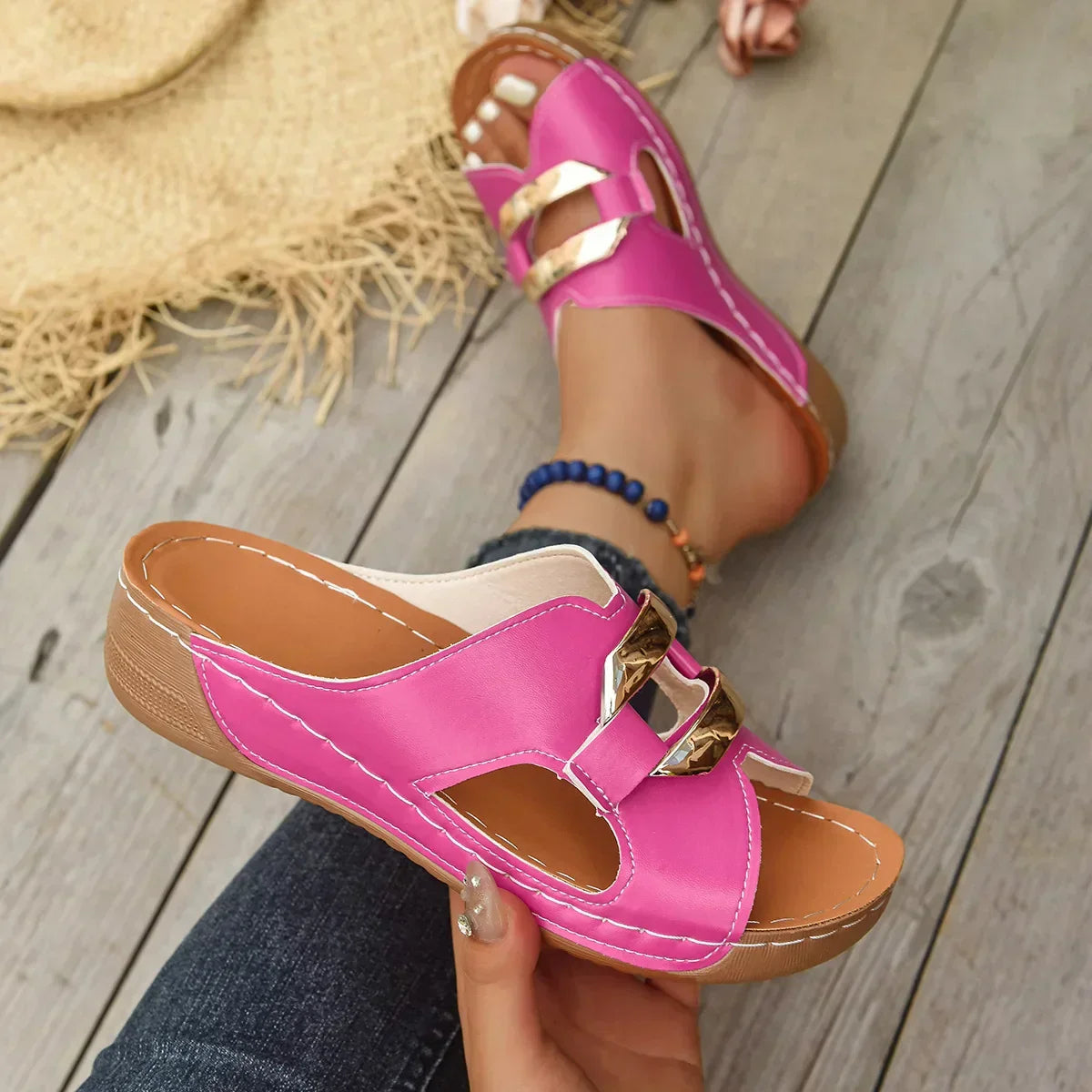 Lina | Orthopedic Wedge Heel Sandals
