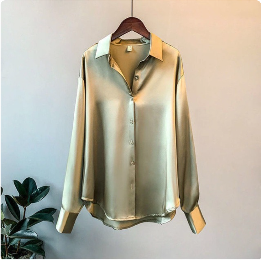 Olivia | Luxe Satin Blouse