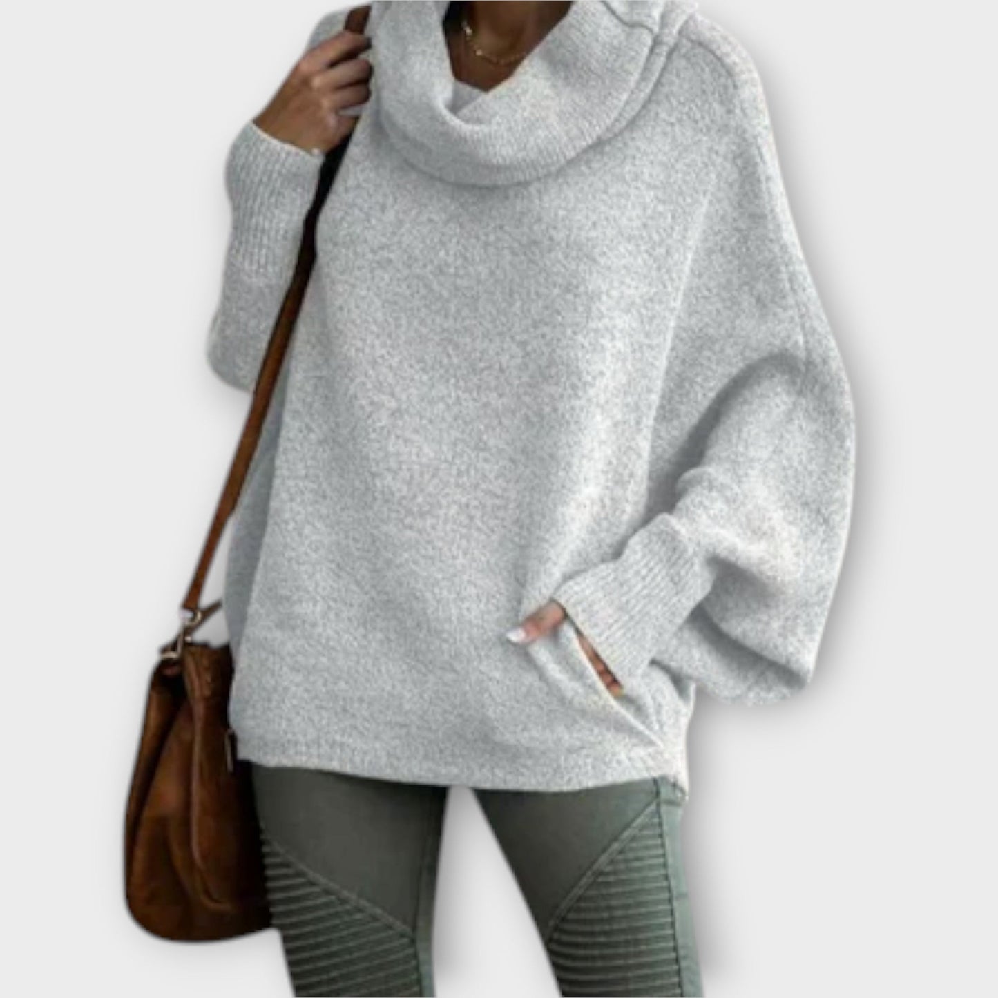 Brielle | Elegant Women's Sweater in Tortoiseshell