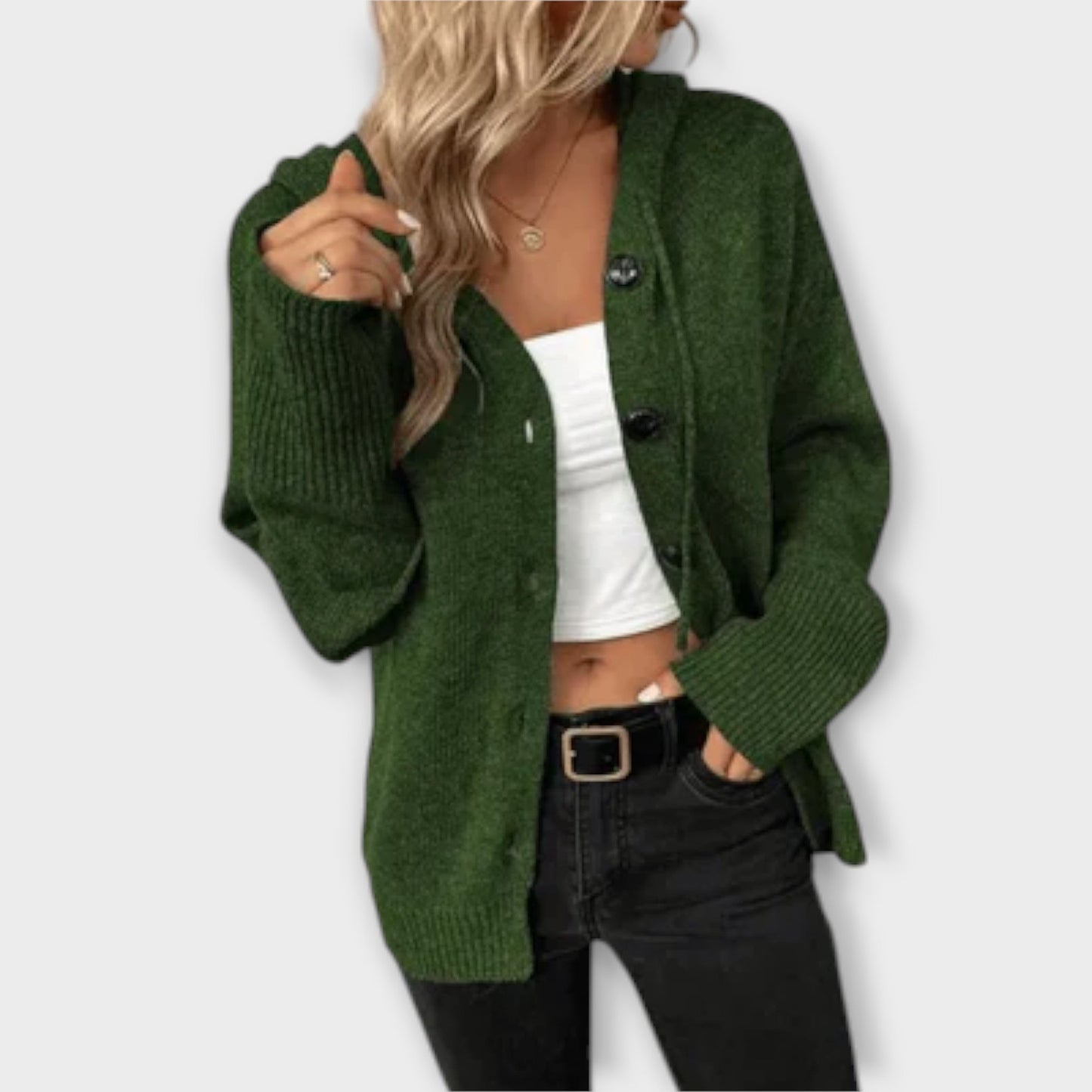 Ashley | Knitted Cardigan with Buttons