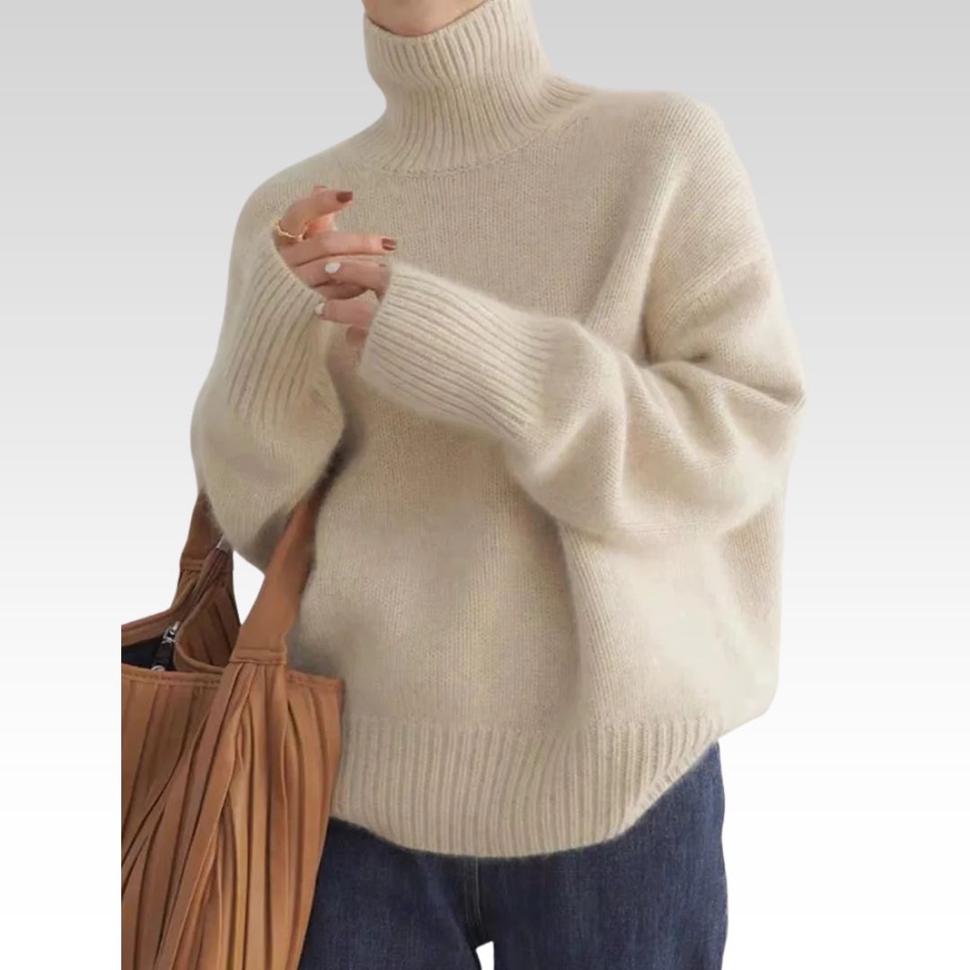 LINEA | High Collar Sweater