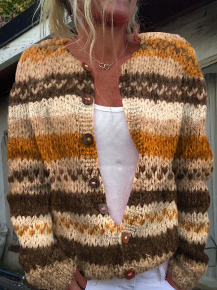 Grace | Striped Cardigan